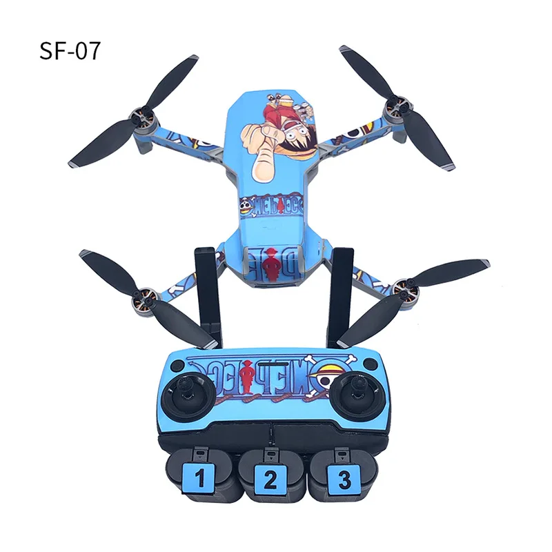DJI Mavic Mini Royal мини-наклейка на корпус с пультом дистанционного управления все включено защитная пленка флуоресцентная Водонепроницаемая импортная бесшовная Защита от царапин - Цвет: Style 6