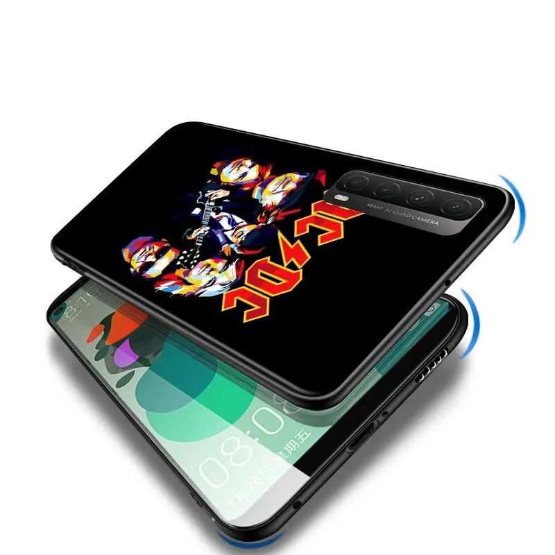 

AC Rock band DC For Huawei Y Y9A Y9S Y9 Y8P Y8S Y7A Y7P Y7 Y6 Y6P Y6S Y5P Y5 Prime Pro 2019 2020 Soft Phone Case
