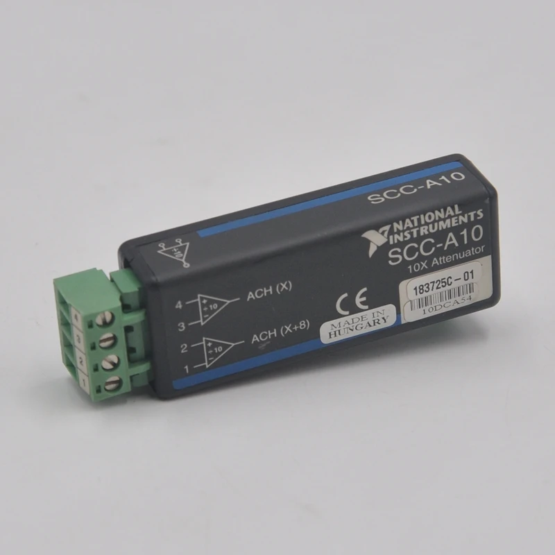 

SCC-A10 National Instruments 2-Channel Attenuator Input Module Attenuation Ratio 10: 1