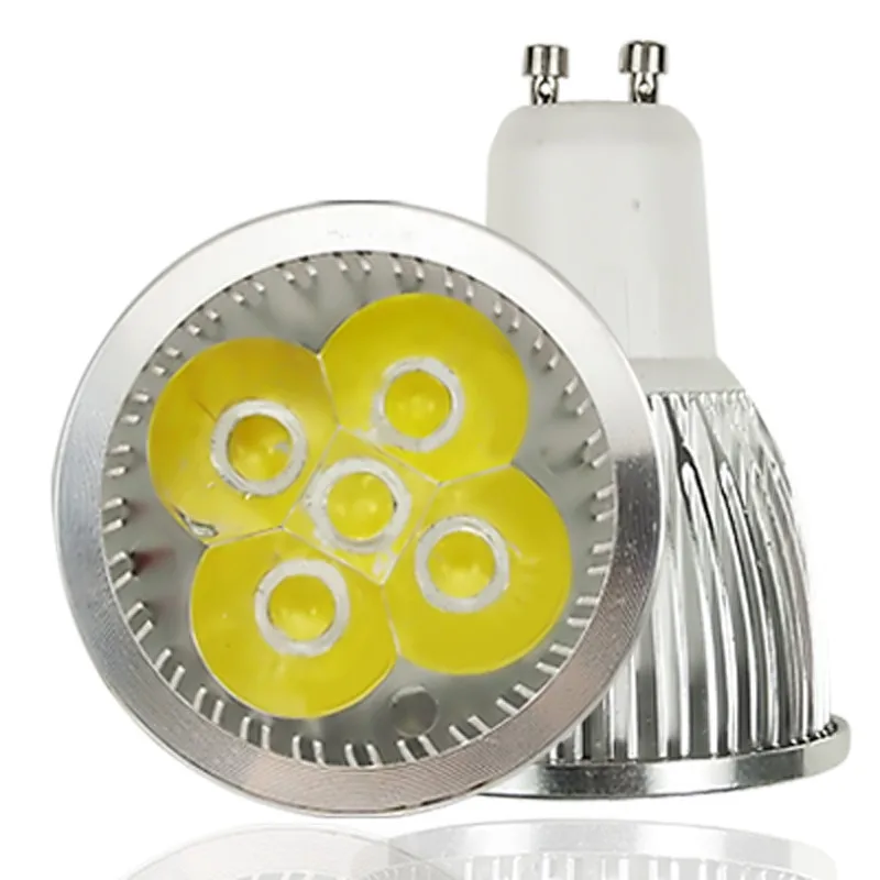 Новинка 1 шт./лот высокая мощность gu10 220 В 6 Вт 9 12 15 led не затемнения cob прожектор