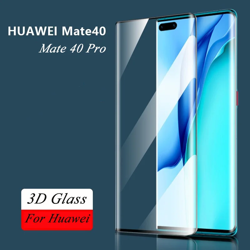 

Защитное стекло для Huawei Mate 40 Pro, полное покрытие, закаленное