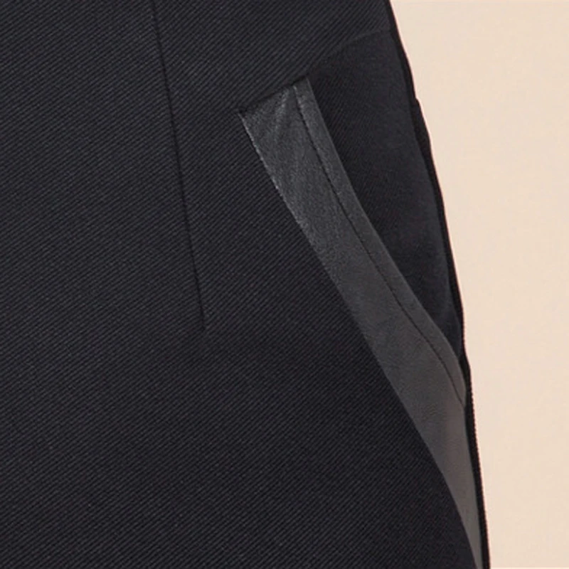 YUEY/Новинка Женские расклешенные брюки Сезон осень весна Длинные длинные ботинки