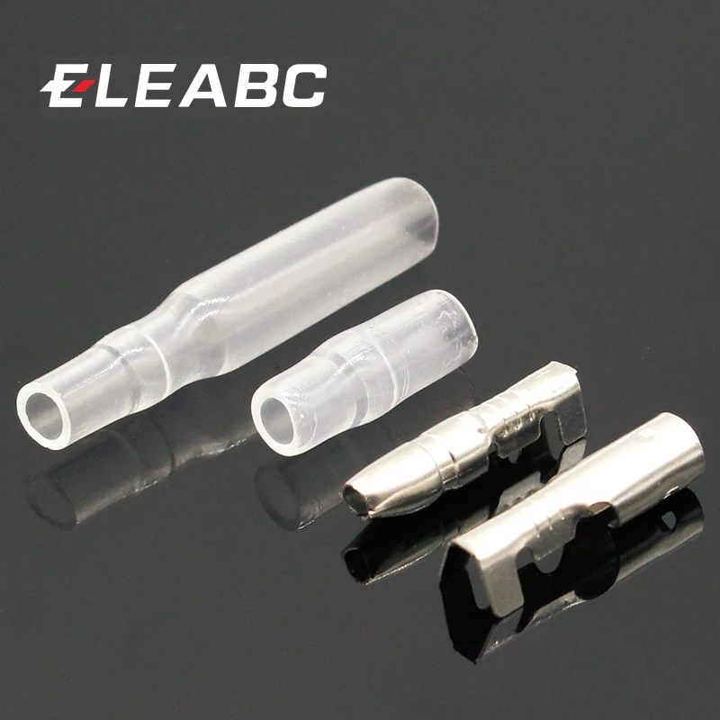 50 наборов 4 мм пуля обжимной терминальные проволочные соединители Мужской