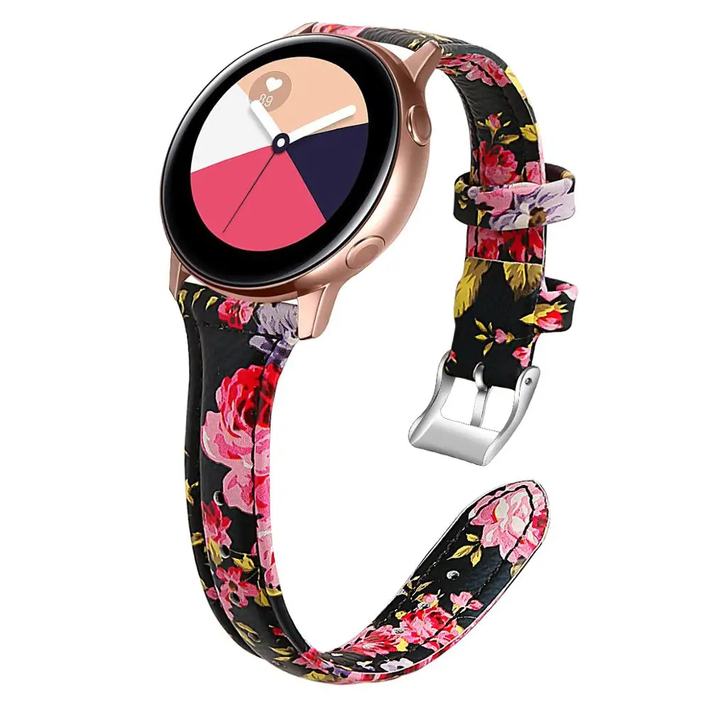 

Ремешок из натуральной кожи для Samsung Galaxy Watch 3 41 мм 45 мм