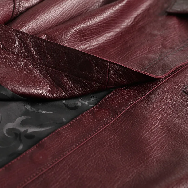 Натуральная кожаная куртка весенне-осенняя для женщин 300% из натуральной овечьей