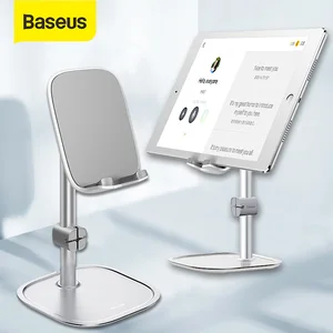 baseus universal mobile phone stand holder for iphone ipad flexible phone mount holder desktop bracket for samsung xiaomi tablet free global shipping