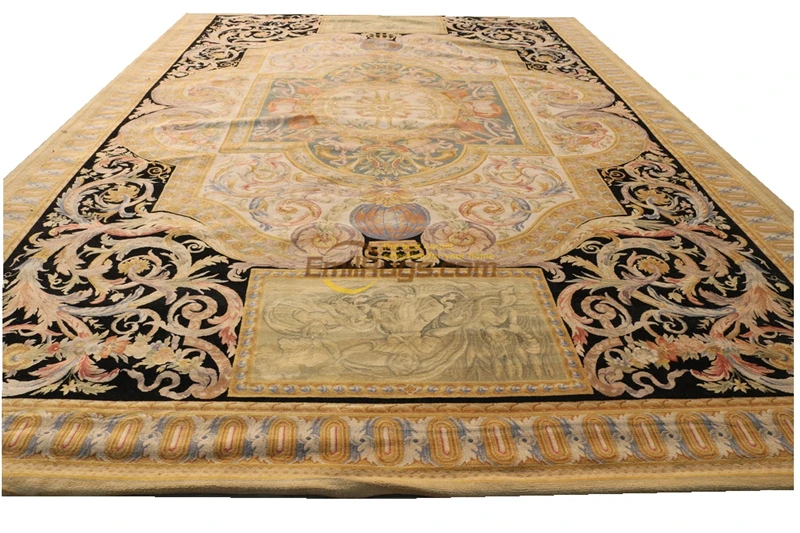 Goede Pluche Wol Franse Savonnerie Hand Made Oosterse Tapijt Tapijt Op Handgemaakte Wol Breien Tapijten Turkije Thuis Decor Runner Tapijten
