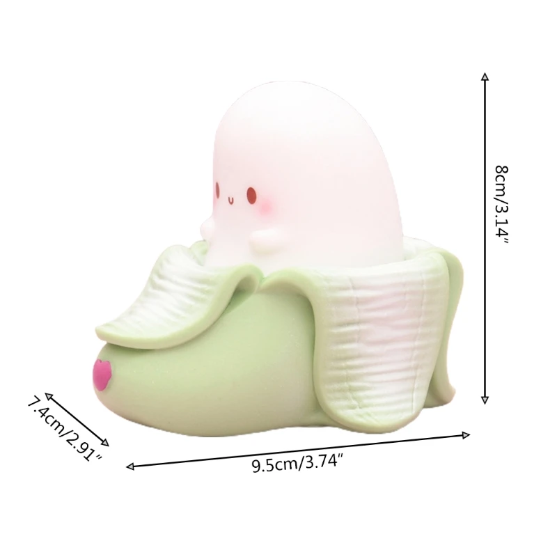 

T3EA 1 Piece Charging Pat Plastic LED Light Children's Cartoon Bedside Sleeping Light