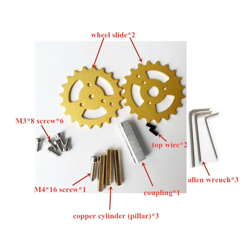 Амортизирующее приводное колесо из алюминиевого сплава подходит для