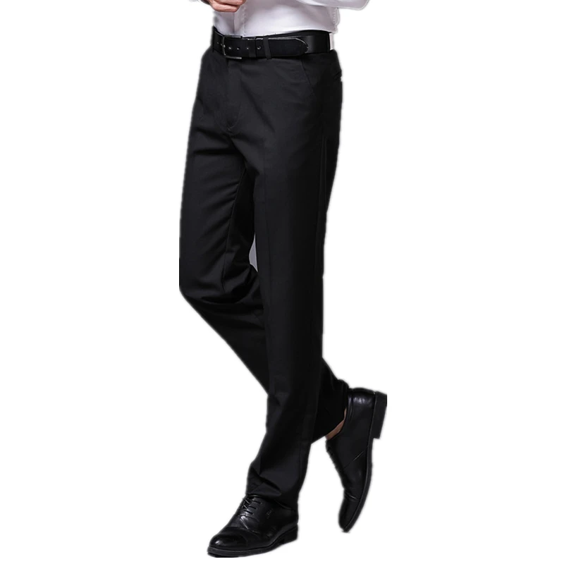 

Men‘s Suit Pants Spring and Summer Male Dress Pants Business Office Elastic Wrinkle Resistant Big Size Classic Trousers Male