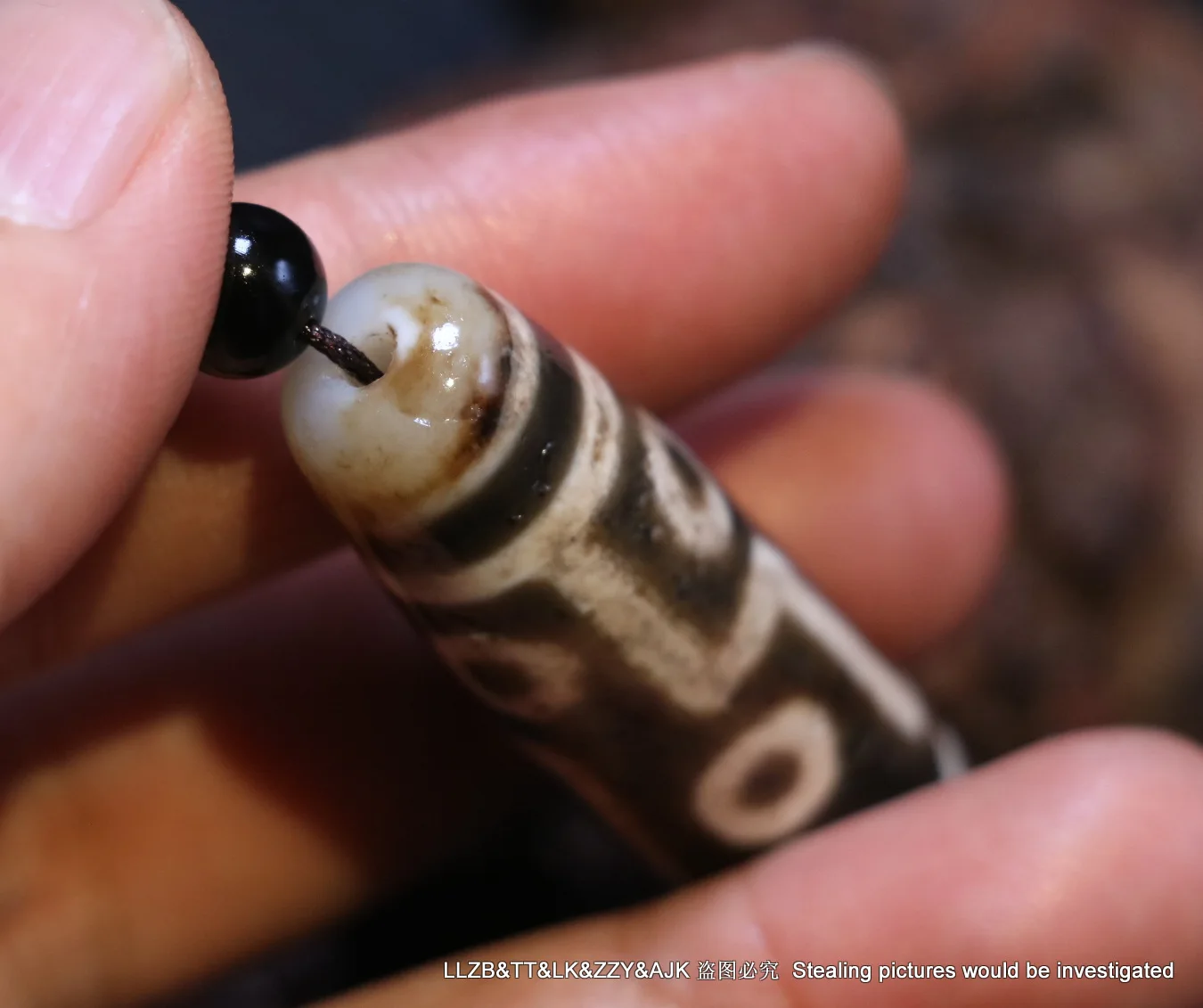 Волшебный Тибетский жирный Старый Агат патина 9 глаз Королевство бусины дзи