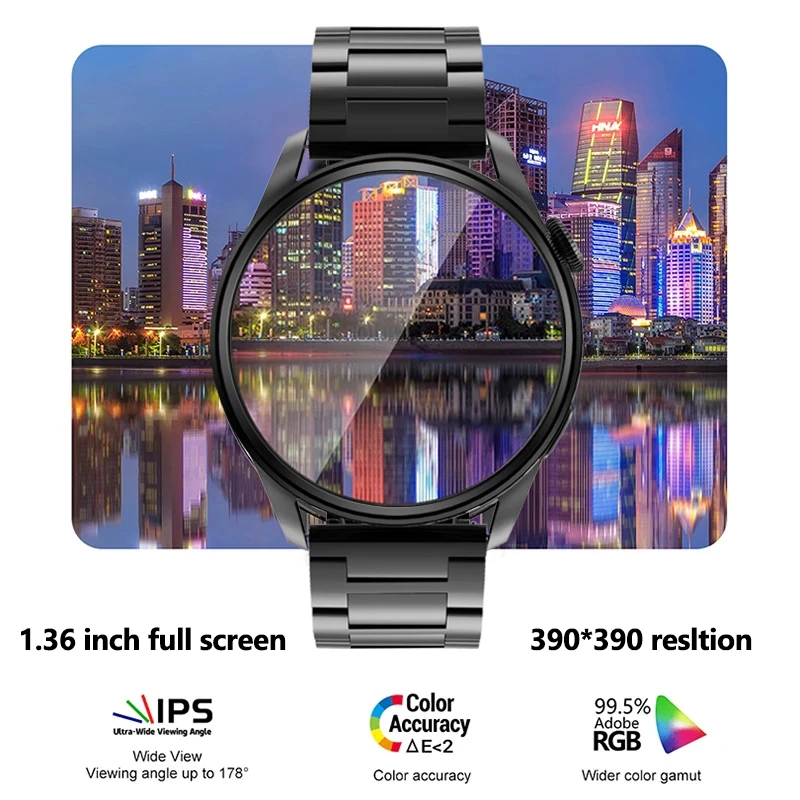 2022 NFC Smart Watch Men Bluetooth Call Sport GPS Track Watch Wireless Charging Custom Dial Heart Rate ECG Smartwatch For Xiaomi