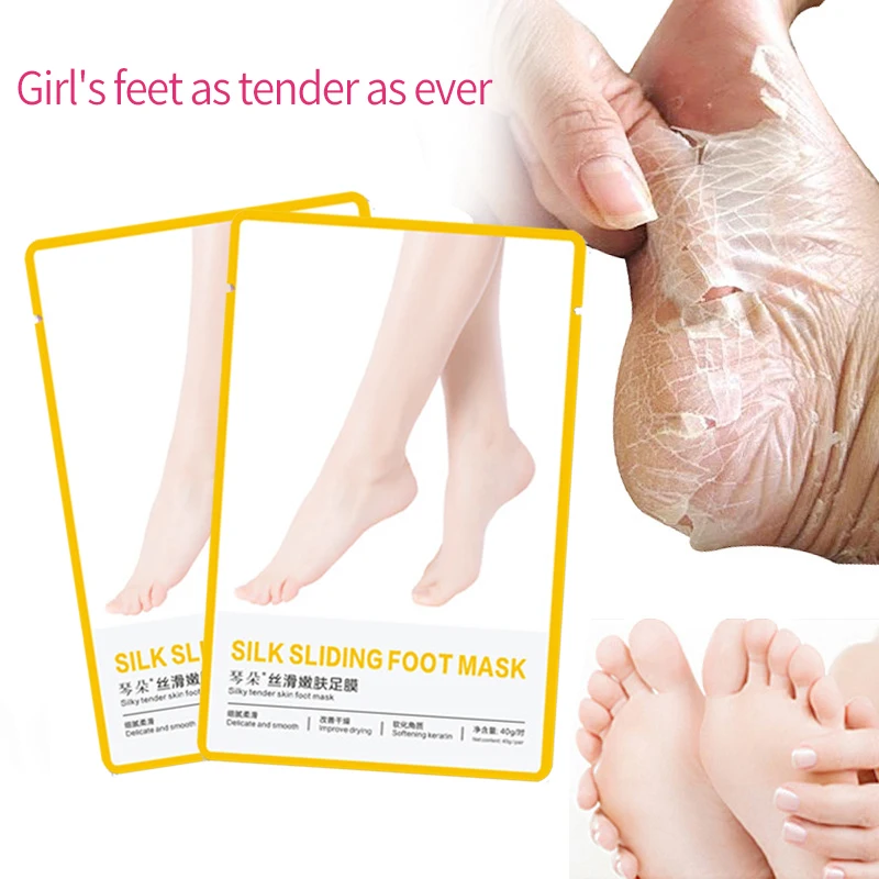 

Feet Exfoliating Foot Masks Pedicure Socks Exfoliation Scrub for Feet Mask Remove Dead Skin Heels Foot Peeling Mask For Foot Spa