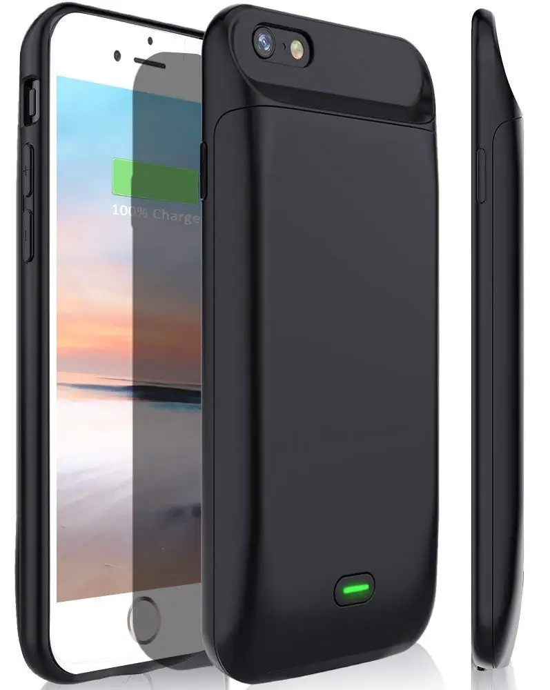 5000 мАч портативный защитный чехол для зарядки перезаряжаемый внешний