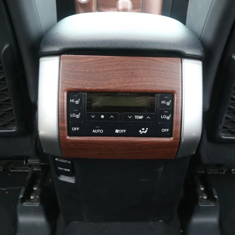 Карманго для Toyota Land Cruiser Prado 150 задняя панель A/C вентиляционное отверстие панель Крышка отделка рамка наклейка аксессуары