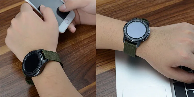 18 мм/20 мм/22 мм ремешком Nato для samsung Galaxy watch 46 мм/42 мм/Активный 2 диапазона Шестерни S3 Frontier/huawei часы GT/Amazfit Bip браслет 46