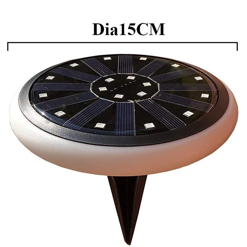 구매 4 개 RGB 태양 통로 잔디 조명 30 LED 태양 정원 매립 바닥 조명 야외 경로 지상 빛 태양 갑판 램프