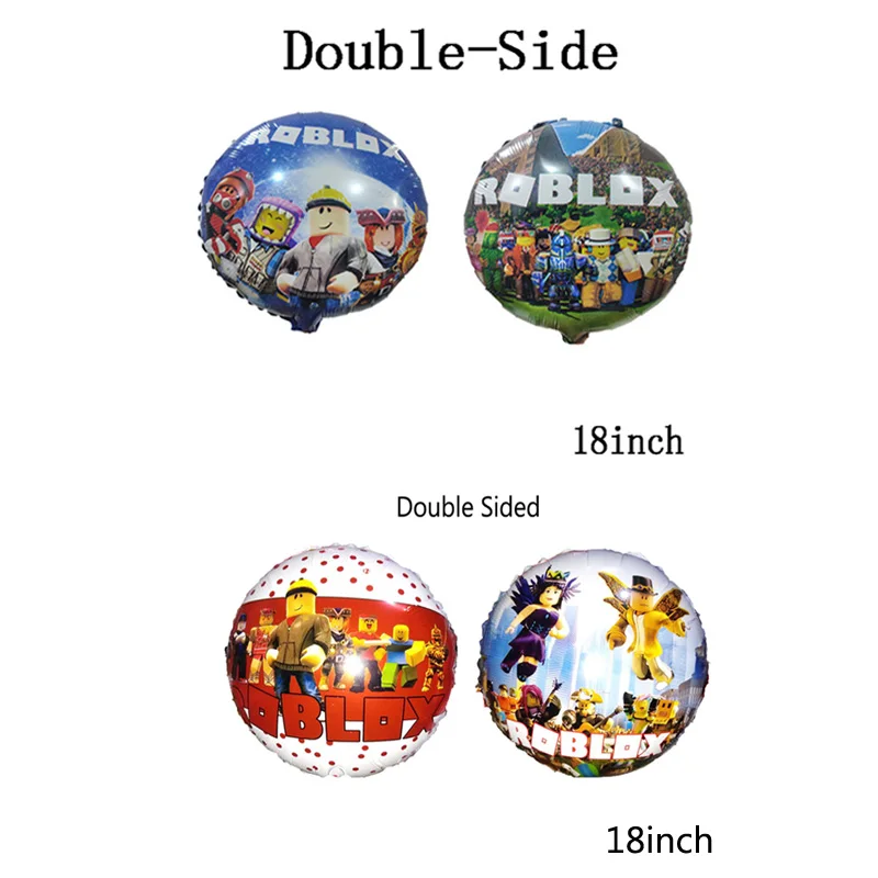 Шары Robloxs из латексной фольги в виде пикселей украшение для детской вечевечерние