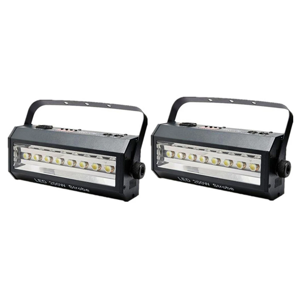 Стробоскоп светодиодный белый 2 шт./Лот 200 Вт Вт|Эффект освещения сцены| |