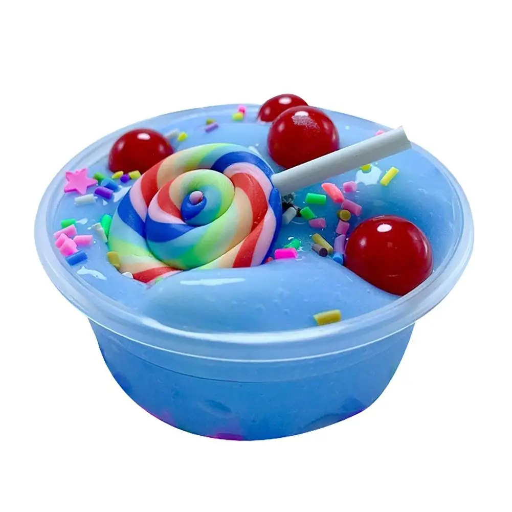 

60/120ml Slime Toy Clay Lollipop Putty Soft Bouncing Slime Stress Reliever Kid Toy Learning Education Toys Hobbies
