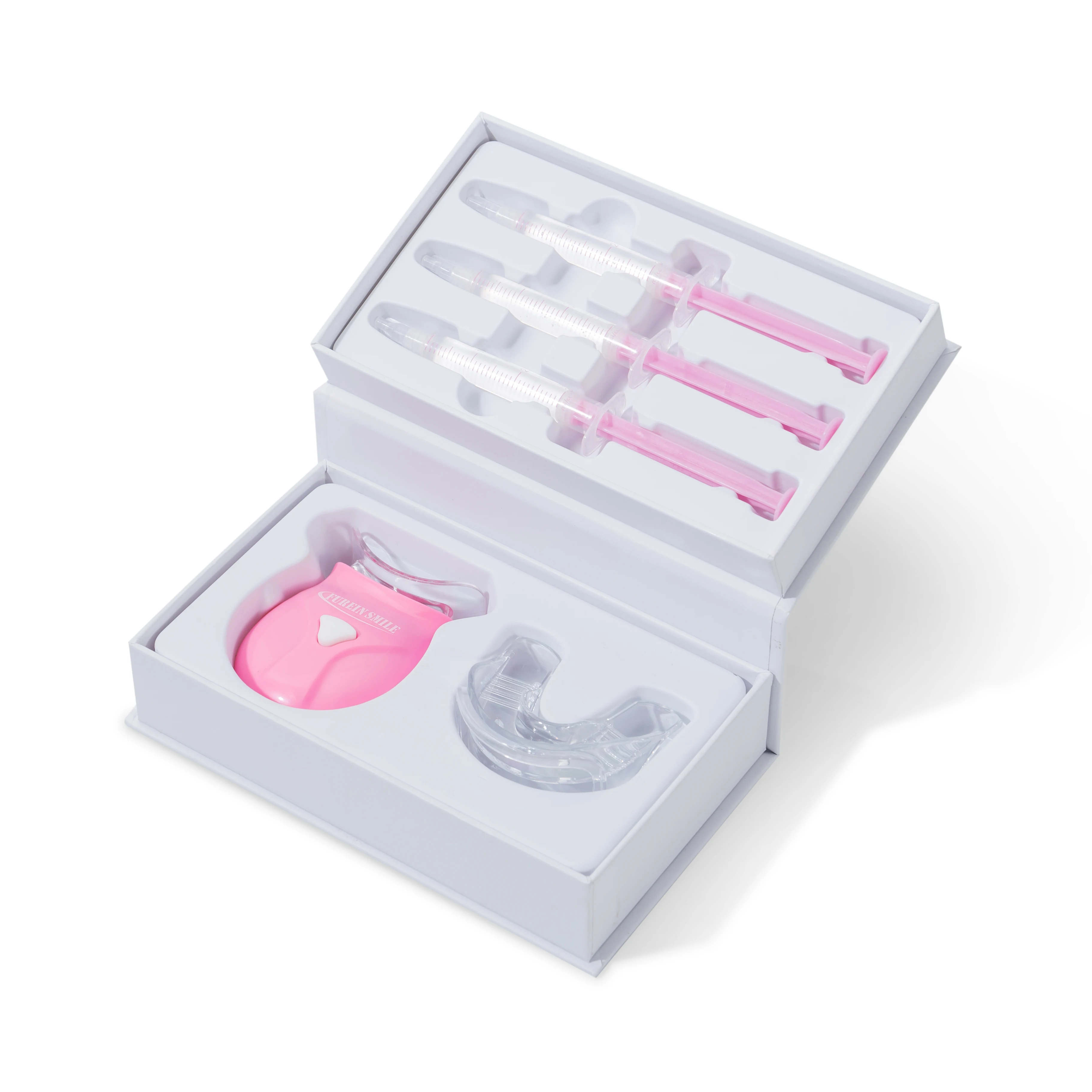 

Комплект для отбеливания зубов fumed Smile, розовый