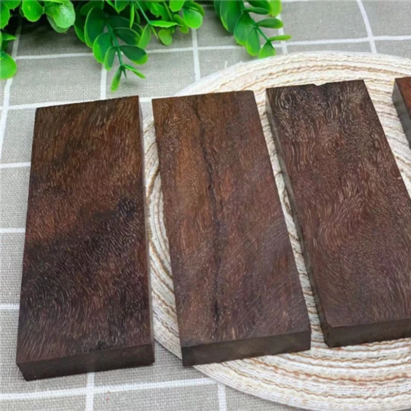 

DIY Knife Scale Knifes Scales, Handle Blank Exotic Knife Scales Wood 12x4x1cm Knife Makers Material