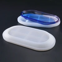 silicone oval ashtray mold diy jewelry tray dishes epoxy resin casting mould