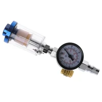 spray paint gun air regulator gauge in line air oil water separator filter kit t21e