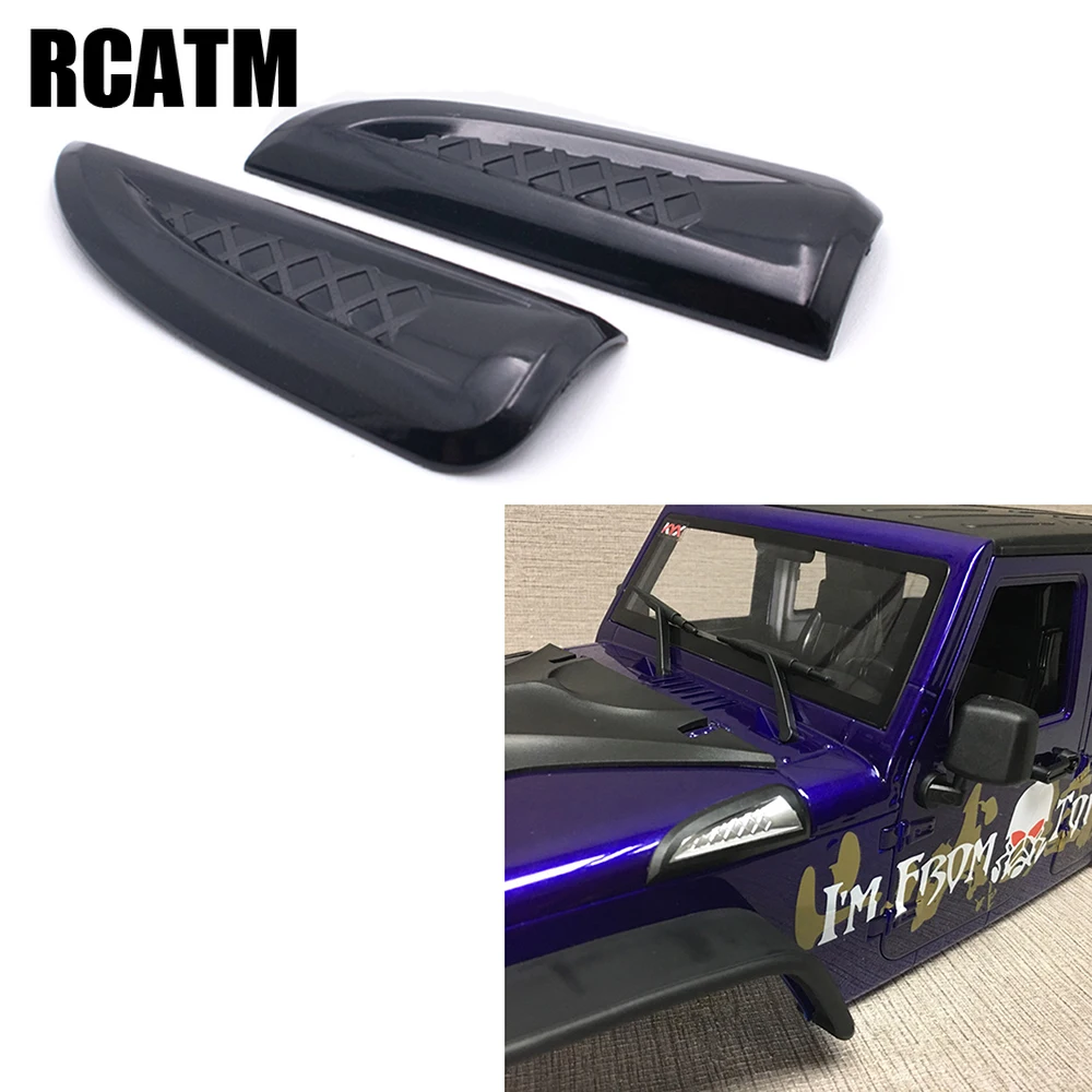 1 пара Wrangler модель автомобиля оболочка воздуховод DIY ABS материал для 1/10 RC