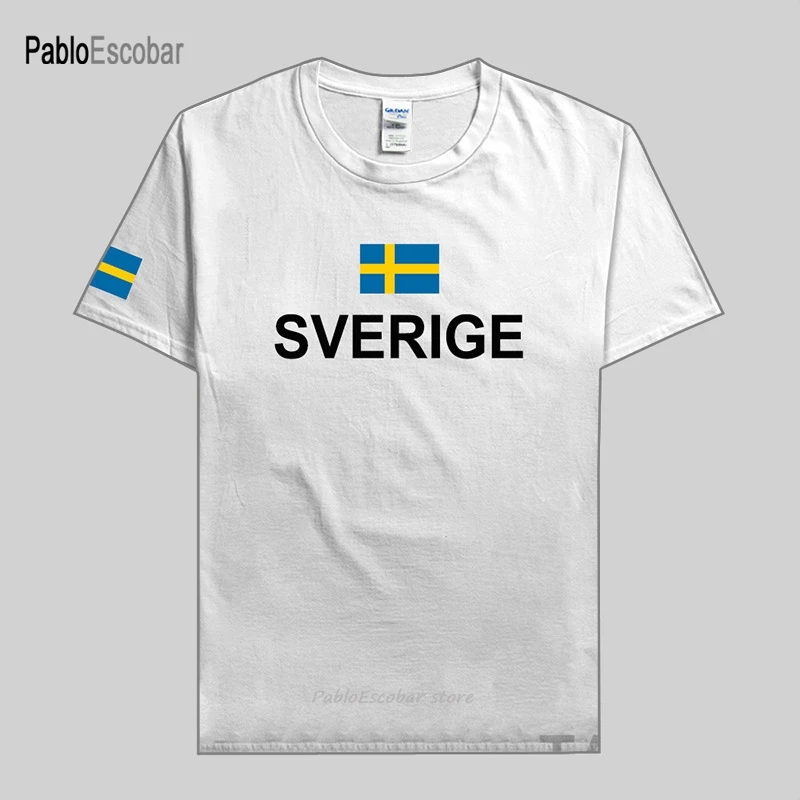 Швеция Sverige мужские футболки шведский швед трикотажные Нация Команда футболка
