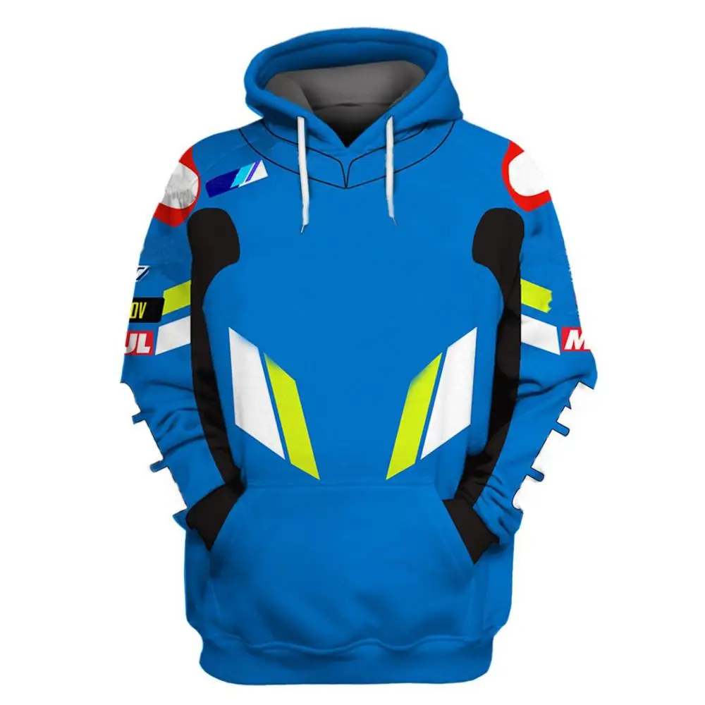 2019 Motorcycle Hoodies Sweatshirt For SUZUKI Racing Team Sport Jacket RR GSXR GXS Motorbike Clothing
