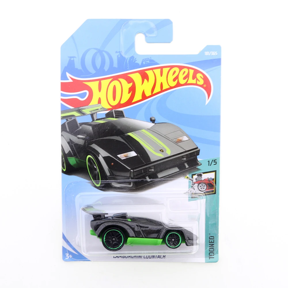 

2018-181 Hot Wheels LAMBORGHINI COUNTACH Mini Alloy Coupe 1/64 Metal Diecast Model Car Kids Toys Gift