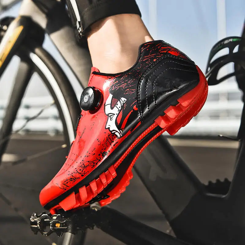 

High double buckle professional men MTB cycling shoes sapatilha ciclismo SPD women road cycling shoes outdoor sports racing shoe