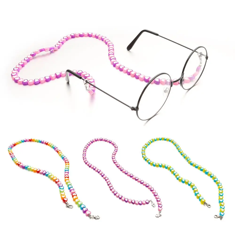 

Ожерелье для очков с акриловыми бусинами