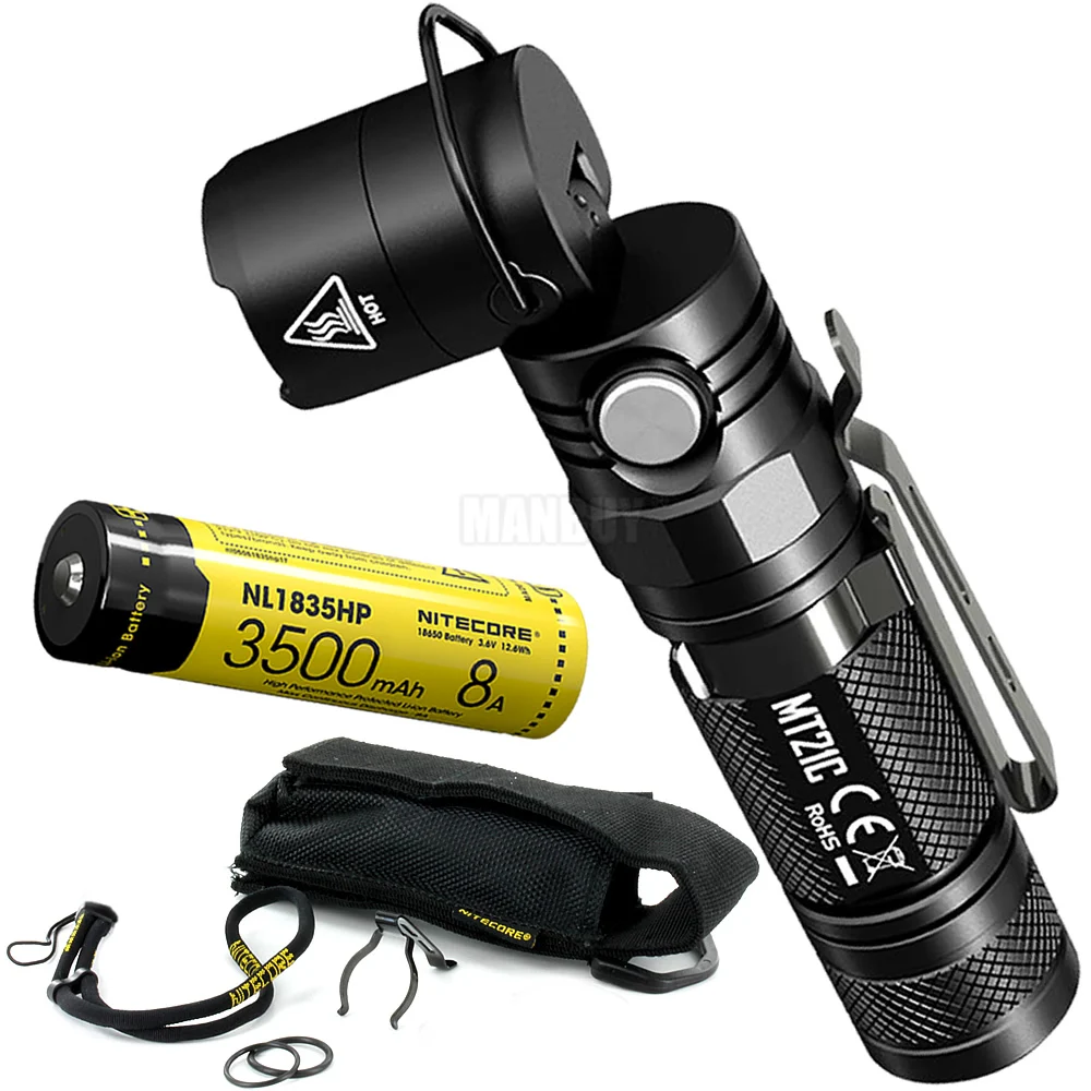 Лидер продаж многофункциональный светодиодный фонарик NITECORE MT21C + 18650 с