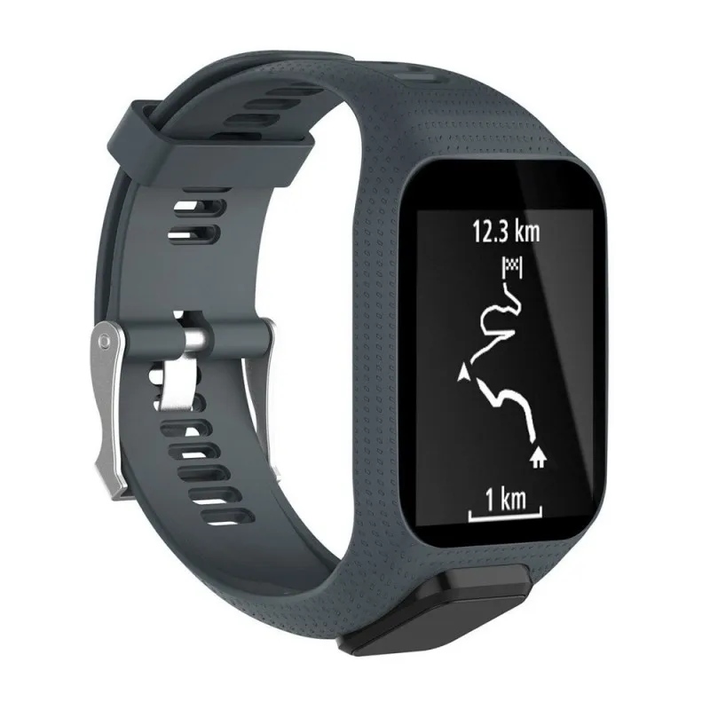 Новый силиконовый ремешок с пряжкой для TomTom Multi Sport/Runner 2 го/3 го поколения сменный
