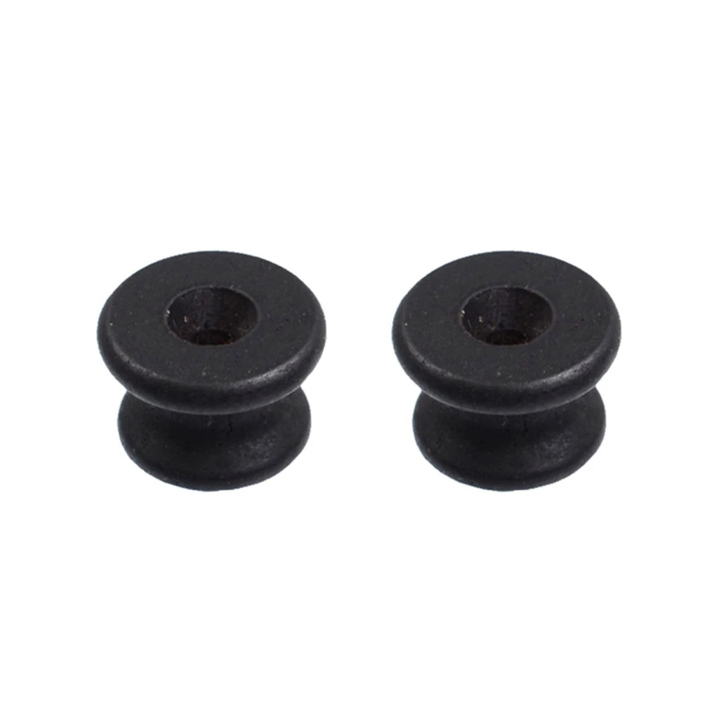 

2x Ebony Guitar Strap Button Endpin For Acoustic Electric Guitar