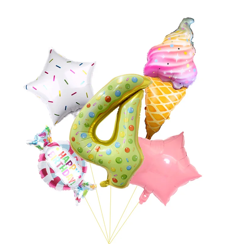 5 шт./упаковка цифры-шары для детского дня рождения | Дом и сад