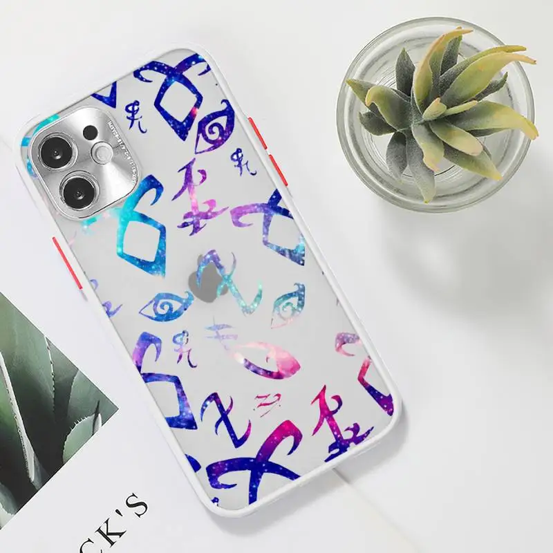 

Shadowhunters sfondi Phone Case Clear matte transparent For white iPhone 7 8 x xs xr 11 12 pro plus max mini Funda