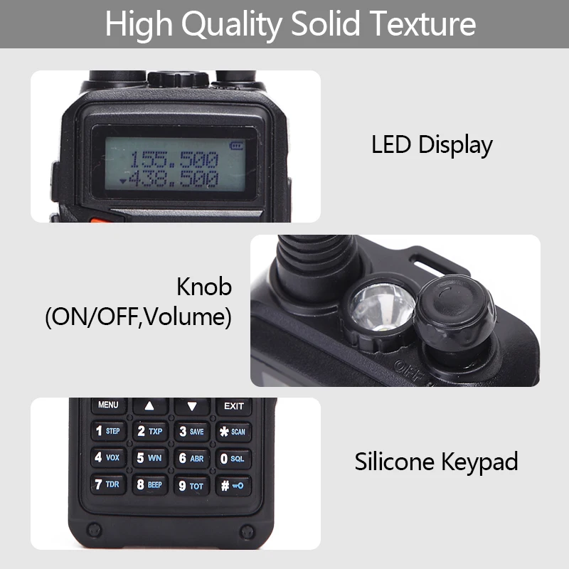 Рация BaoFeng UV-5R 10 Вт/8 Вт радиостанция коммуникатор UV5R трансивер Двухдиапазонная