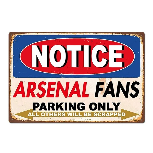 

Letrero de hojalata para Fans, decoración artística de pared, vintage, aluminio, retro, n