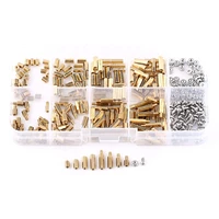hardware tool sets 300pcs m2 brass copper pillar standoffs hex column screws nuts assortment kit screws kit