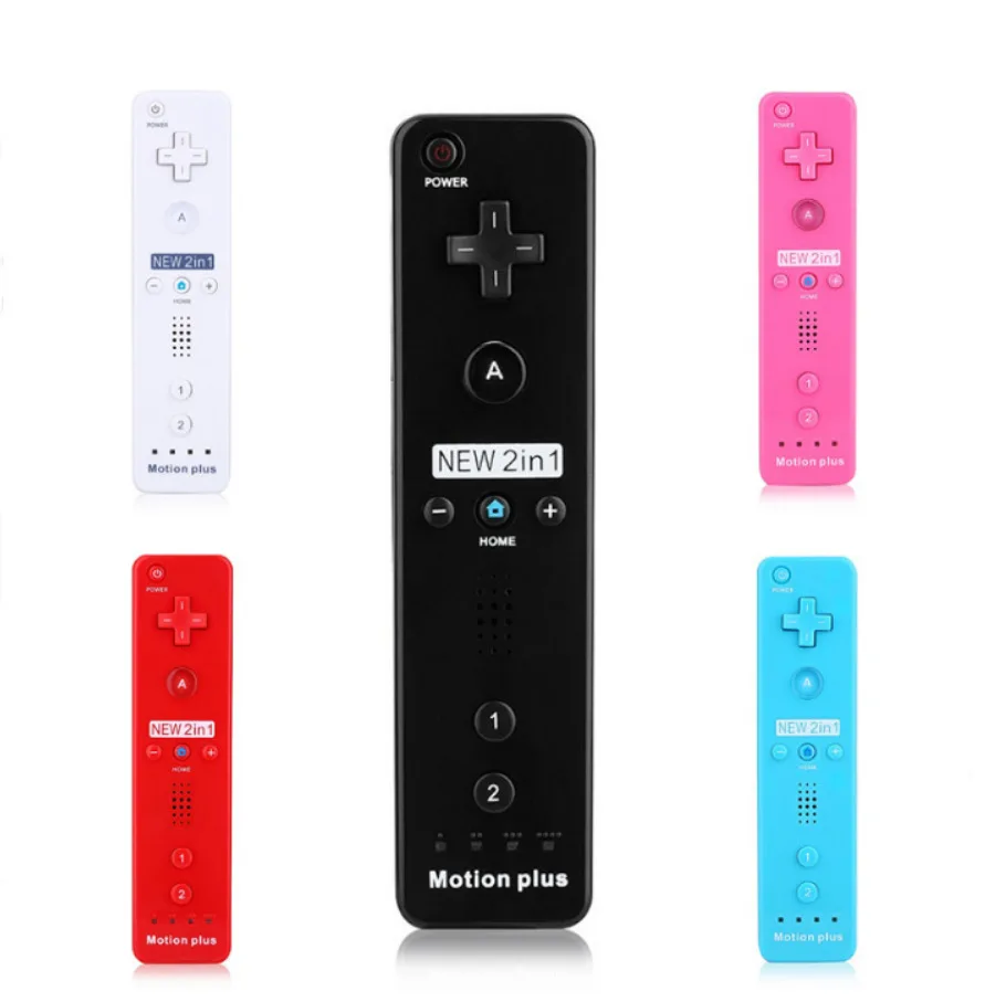 Новый встроенный беспроводной геймпад Motion Plus контроллер для NintendWii Nunchuck Nintendo Remote