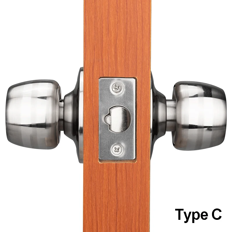 1 шт. дверной замок Бытовой Универсальный шариковый для ванной комнаты спальни