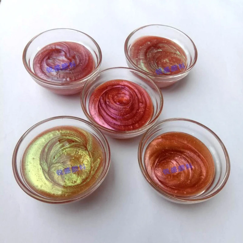 

5 Colors Chameleon- Pigment Pearlescent Epoxy Resin Glitter Magic Discolored Powder Resin Colorant Jewelry Making Tools