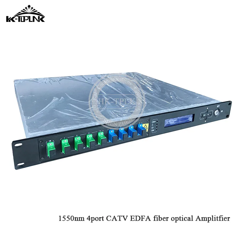 Оптоволоконный усилитель мощности CATV EDFA без WDM 1550 нм 1U/ 80 Вт 4 порта х 16 дБм SC/APC SC/UPC |