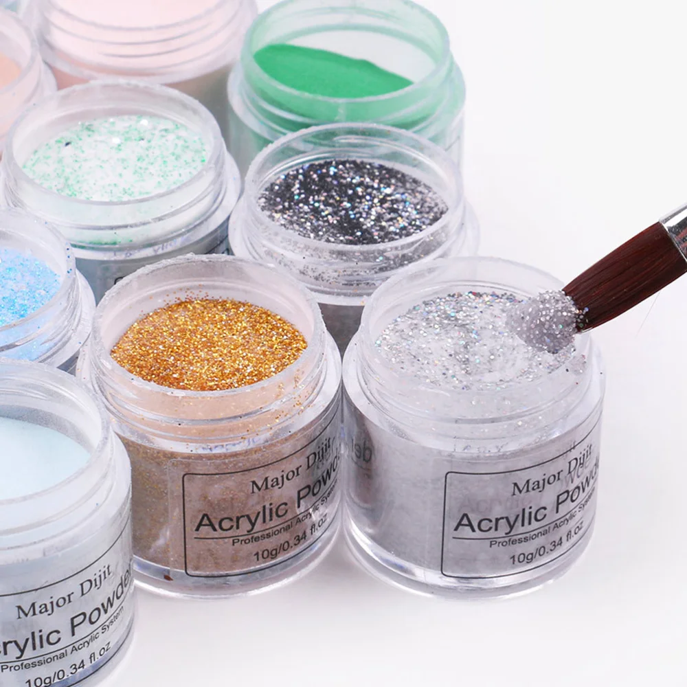 

1 Set Acrylic Powder and Liquid Set Professional Nail Art Crystal Powder Kit