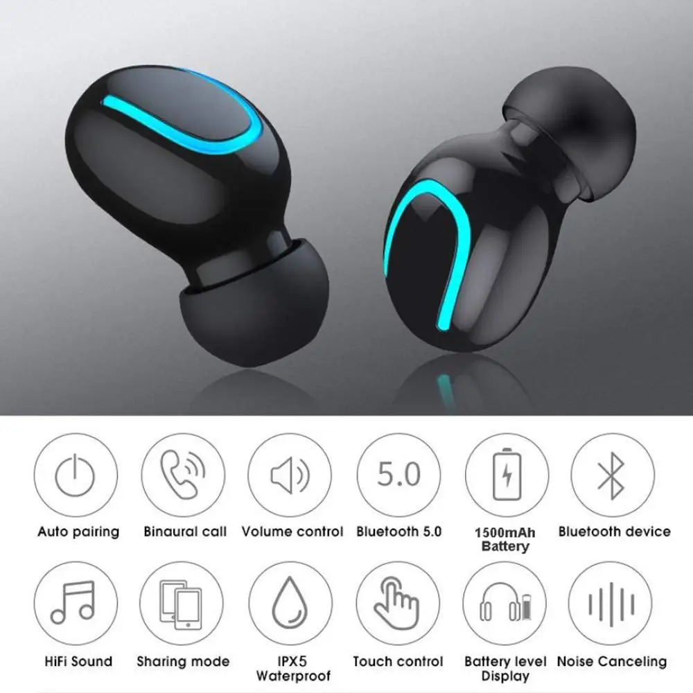 Новинка TWS гарнитура Ilebygo Ture беспроводные наушники Q32 Bluetooth 5 0 с микрофоном