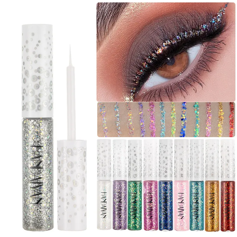 Профессиональные новые блестящие подводки для глаз косметика женщин пигмент