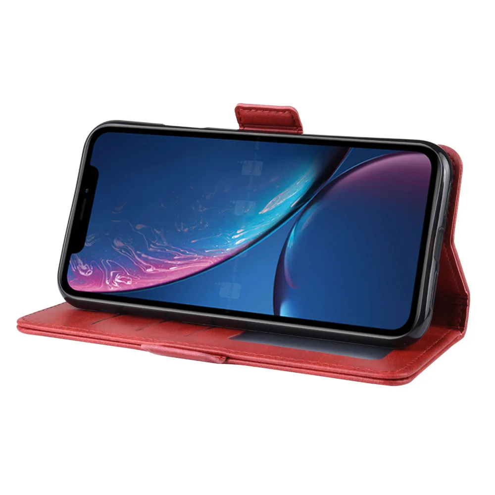 Для Apple iPhone XR X XS Mas 8 7 Plus новинка 2019 роскошный откидной кожаный чехол с двойной